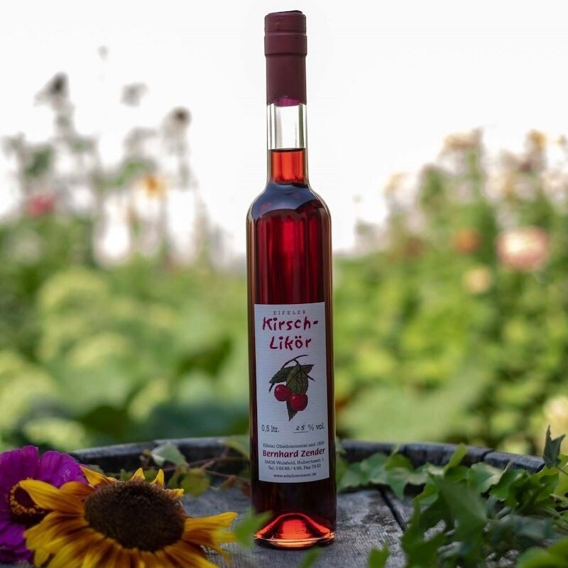 Eifler Kirsch Likör von der Eifelbrennerei Bernhard Zender 500ml