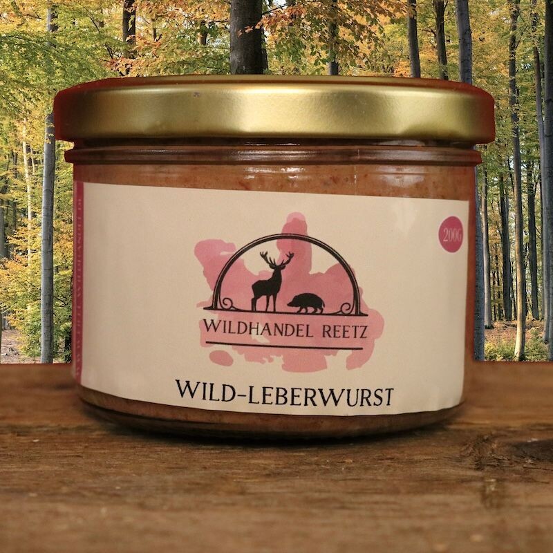 Wild-Leberwurst vom Wildhandel Reetz 200g