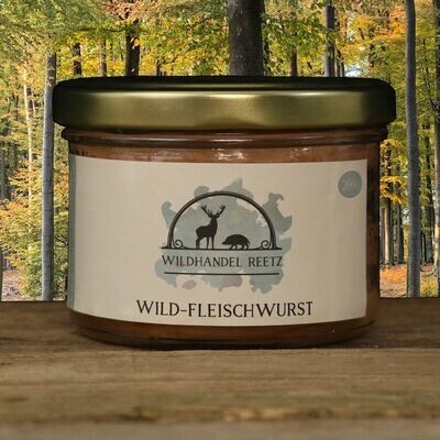 Wild-Fleischwurst vom Wildhandel Reetz 200g