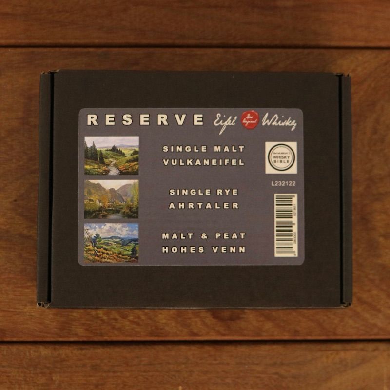 Eifel Whisky Probierbox Reserve Miniaturen 3 verschieden