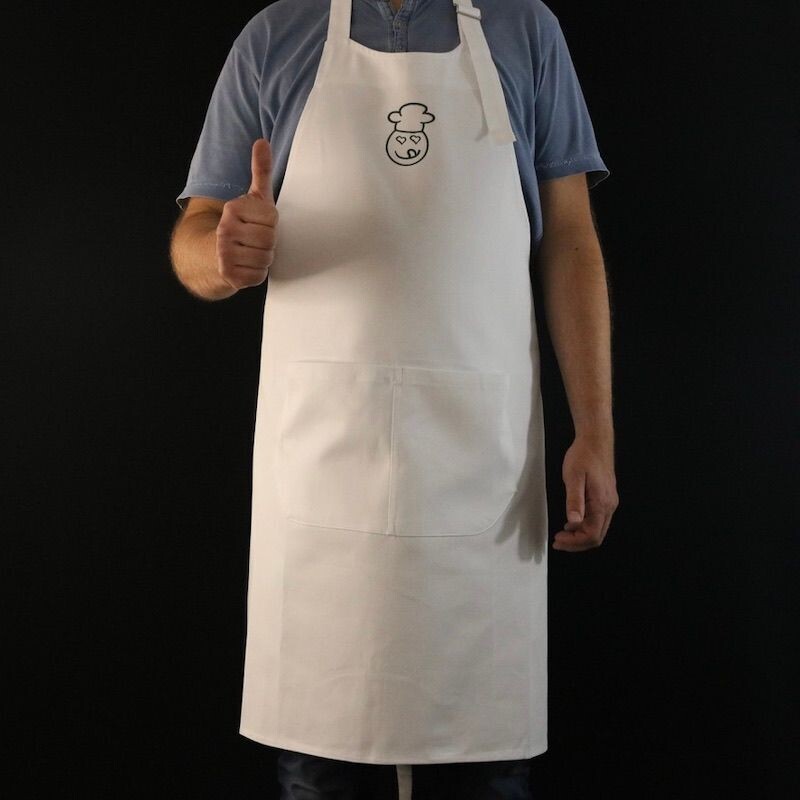 Kochschürze mit gesticktem Lecker-Eifel Logo