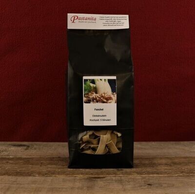 Fenchelnudeln (Dinkel) Dinkel Fenchelnudeln von Pastanita in Papierverpackung 250g