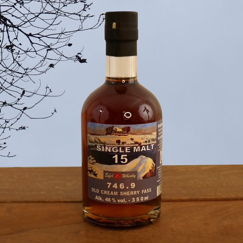 Eifel Whisky 746.9 Single Malt 15 Jahre Old Cream Sherry Cask