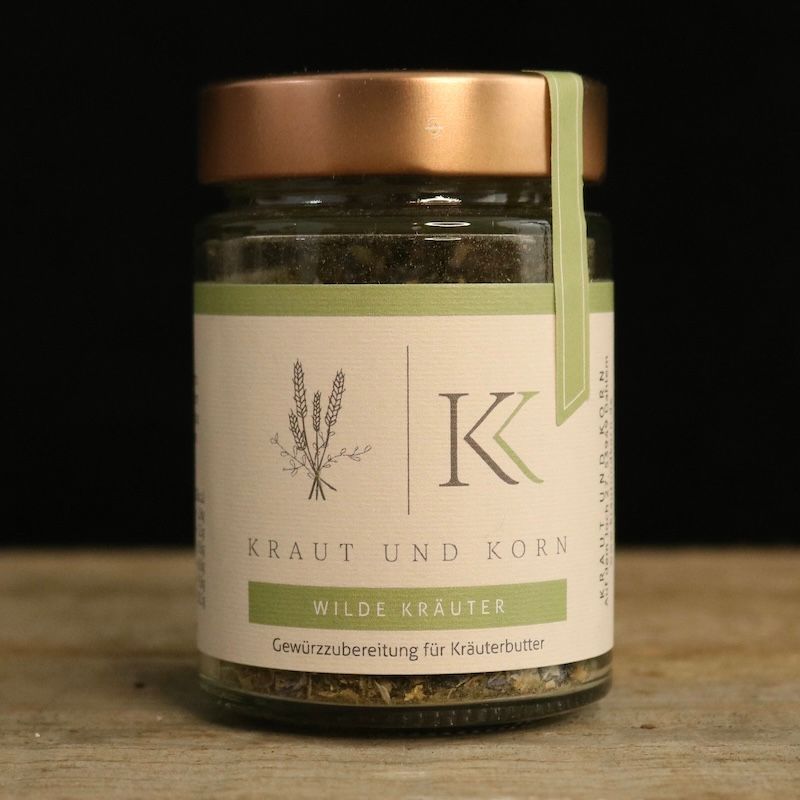 Wilde Kräuter Gewürzzubereitung für Kräuterbutter Wilde Kräuter Gewürzzubereitung für Kräuterbutter