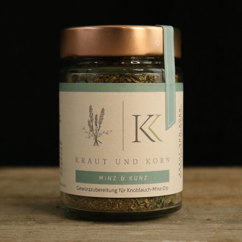 Minz & Kunz Gewürzzubereitung für Minz-Knoblauch-Dip Minz & Kunz Gewürzzubereitung für Minz-Knoblauch-Dip