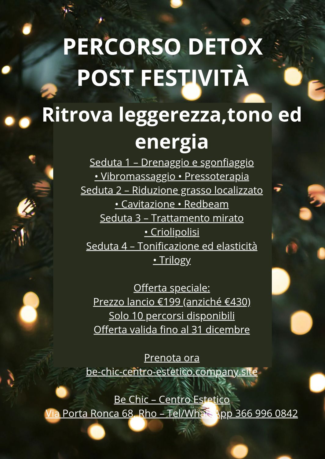 Percorso Detox post
