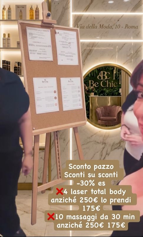 4 laser total body al prezzo di 1