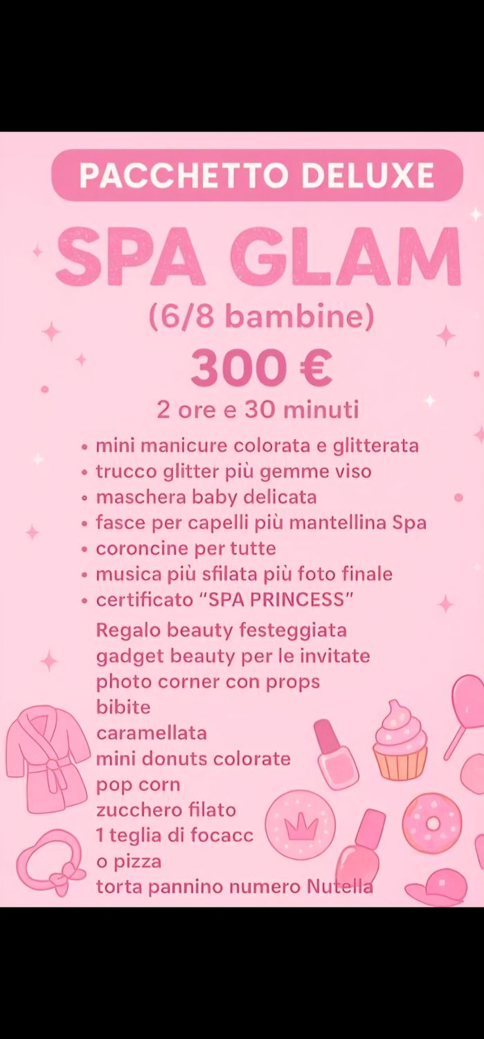 PACCHETTO DELUXE – "Glamour &amp; Divertimento"