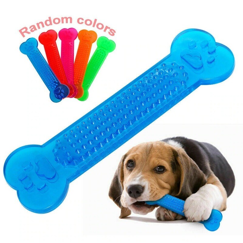 Dog Toys Pet Molar Tooth Cleaner Brushing Stick Training Dog Chew Toy Dogs Toothbrush Doggy Puppy Dental Care Dog Pet Puppies