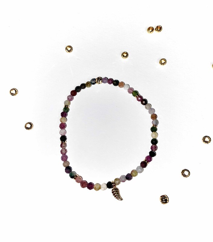 Bracelet pendentif Tourmaline