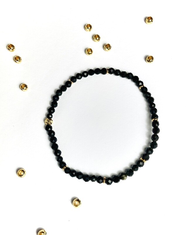 Bracelet Obsidienne