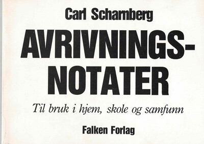 Avrivingsnotater
