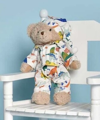 Teddy wearing clothes. Click for all designs.