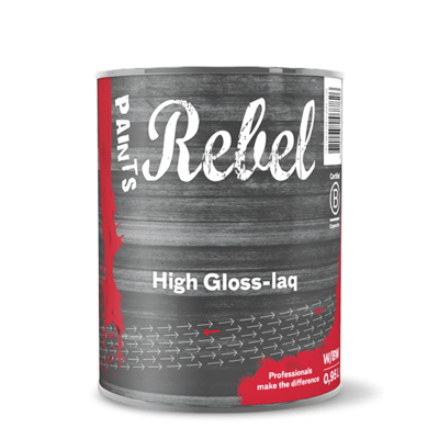 Rebel  Paints High Gloss-laq ( Hoogglans lakverf voor hout buiten )
