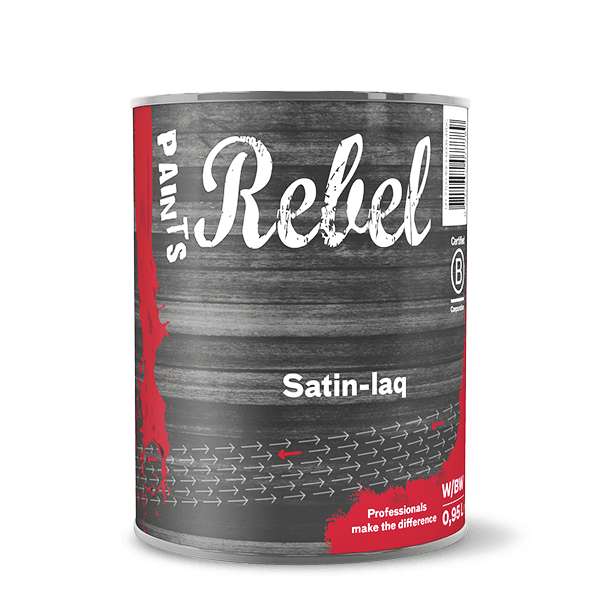 Rebel Paints Satin-laq ( Zijdeglans lakverf voor hout buiten )