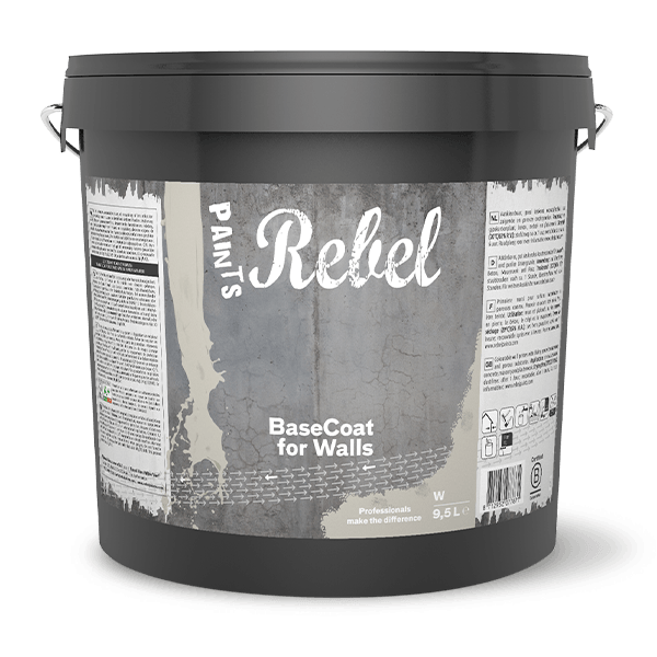Rebel Paints Basecoat for walls ( Voorstrijk voor plafond en muren op kleur )