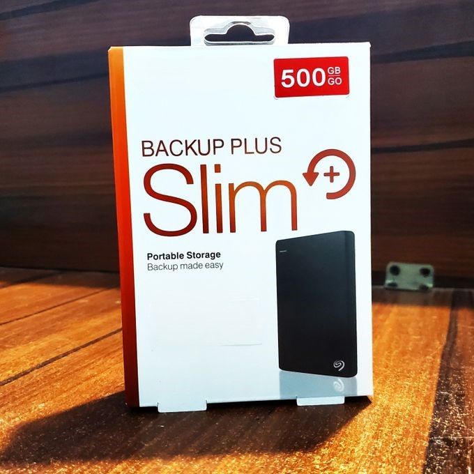 500GB BackUp Plus Slim Portable Hard Drive