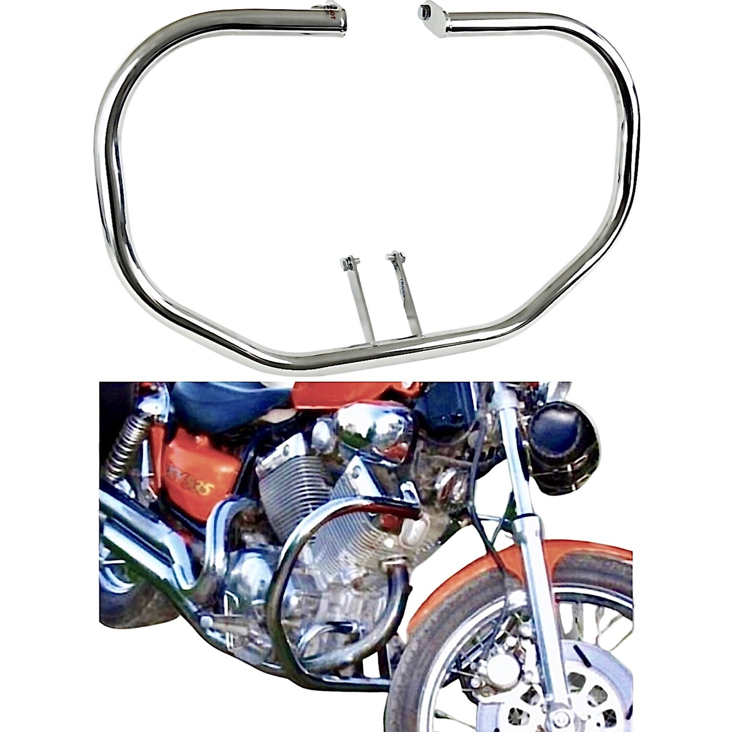 Yamaha XV535 Virago XV 535 Moto Highway Front Classic Crash bar
