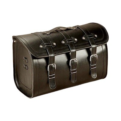 Leather rear trunk roll bag case - Genuine cowhide leather product