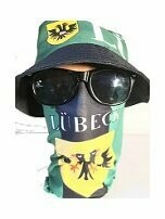Maske/Halswärmer Maske/Halswärmer "Lübeck" in schwarz-grün