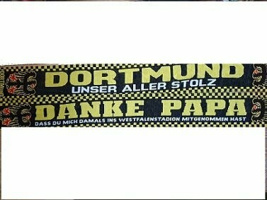 Jaquardschal "Dortmund-Danke Papa"