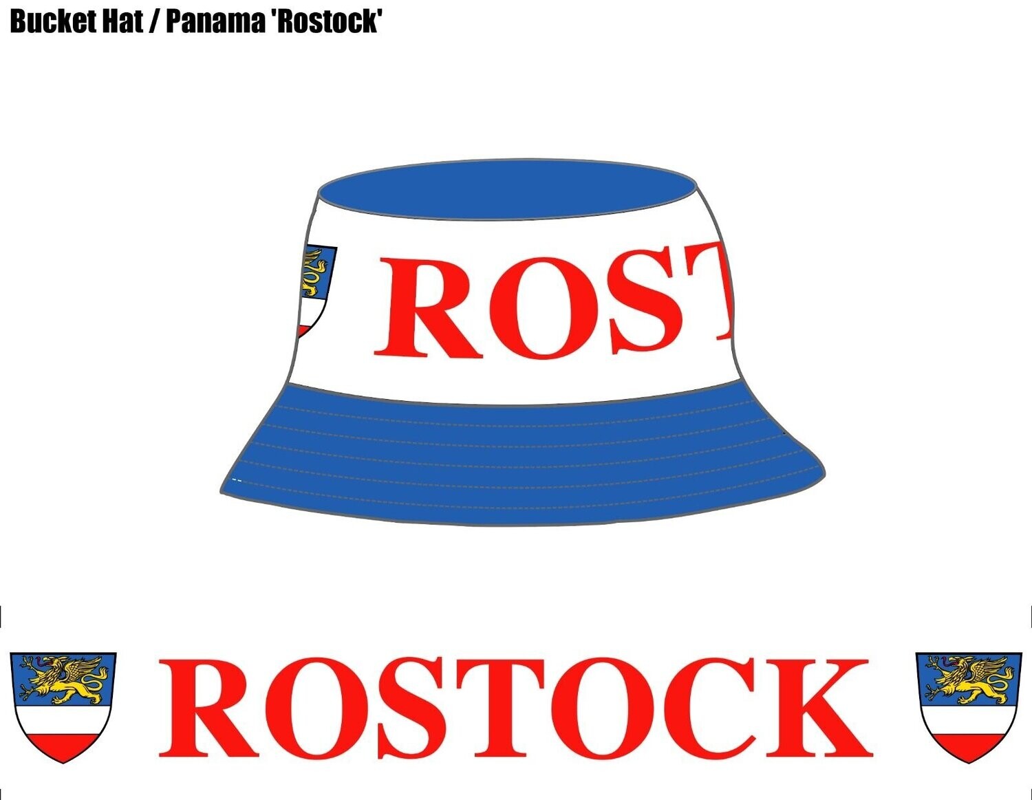 Bucket Hat " Rostock"