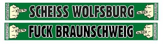SCHEISS BRAUNSCHWEIG
ANTI WOLFSBURG SCHEISS BRAUNSCHWEIG
ANTI WOLFSBURG