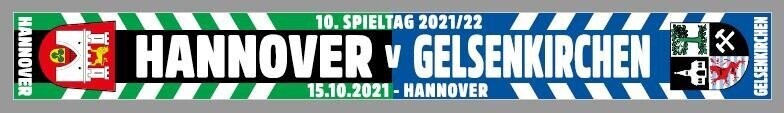 Jaquardschal " Hannover-Gelsenkirchen "