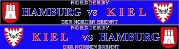 Nordderby Seidenschal Nordderby Seidenschal "Hamburg-Kiel"