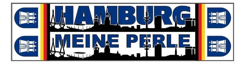 Seidenschal Seidenschal " Hamburg Meine Perle "