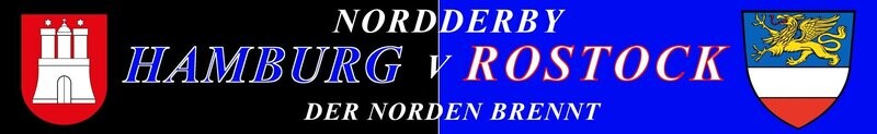 Spielschal " Hamburg-Rostock"