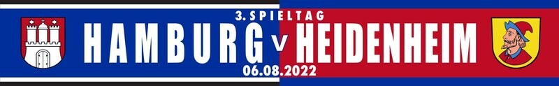 Spielschal Spielschal " Hamburg-Heidenheim "