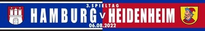 Spielschal " Hamburg-Heidenheim "