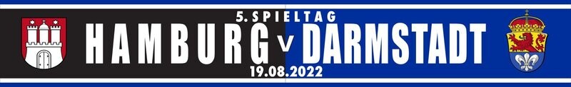 Spielschals Spielschals " Hamburg-Darmstadt "