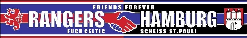 " Hamburg-Rangers " Freundschaftsschal Modell Old School