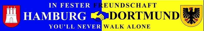 " Hamburg-Dortmund " Freundschftsschal