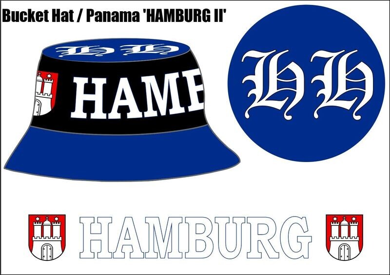 Bucket Bucket " Hamburg Model blau-schwarz-blau "