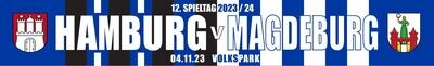 Spielschal " Hamburg-Magdeburg " 4.11.2023