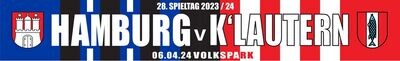 Spielschal " Hamburg-Kaiserslautern" 6.4.2024