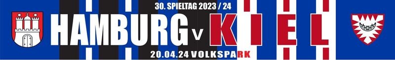 Spielschal Spielschal " Hamburg-Kiel 20.4.2024 "