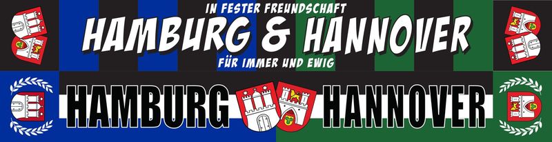 " HAMBURG-HANNOVER " Freundschftsschal Modell 2024