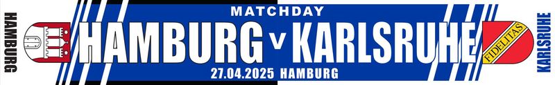 Spielschal Spielschal " HH-Karlsruhe " 27.4.25