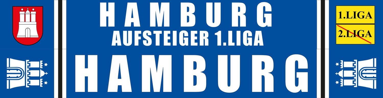 Hamburg Augsteiger 1. Liga  Seidenschal