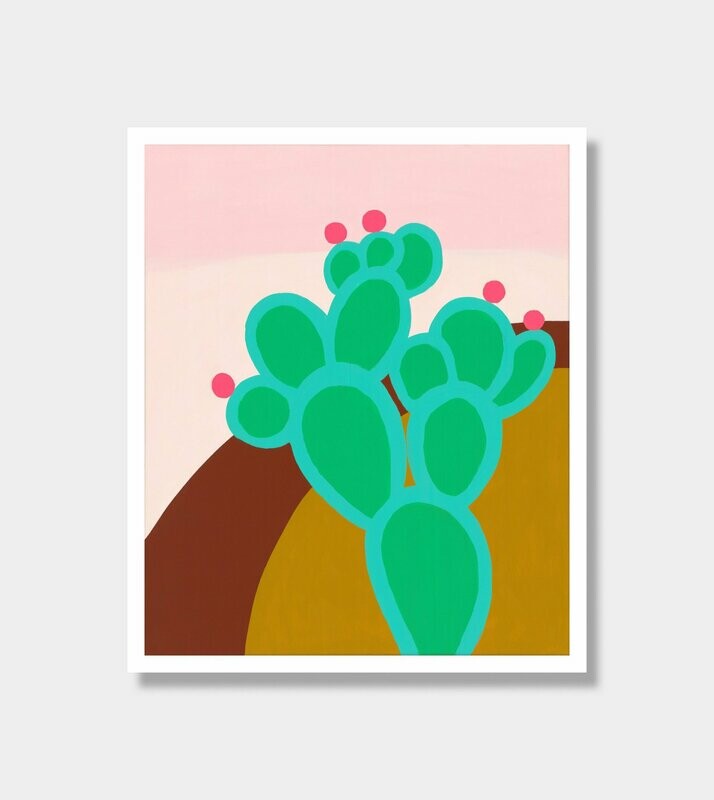Art Print - Limited Edition - Title: "Cactus in the Desert"