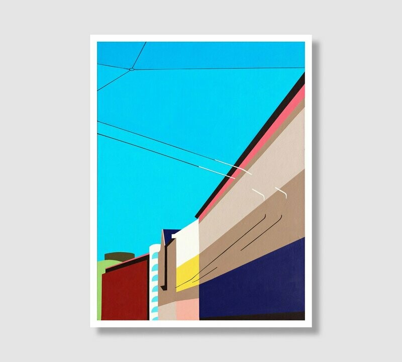 Art Print - Limited Edition -  Title: "Budapest U-Turn"