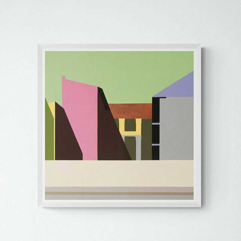 Art Print - Limited Edition - Title: "Roofs Tops - Budapest"
