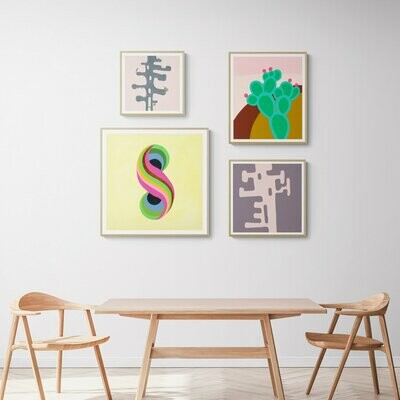 Gallery Wall - Set of 4 Prints