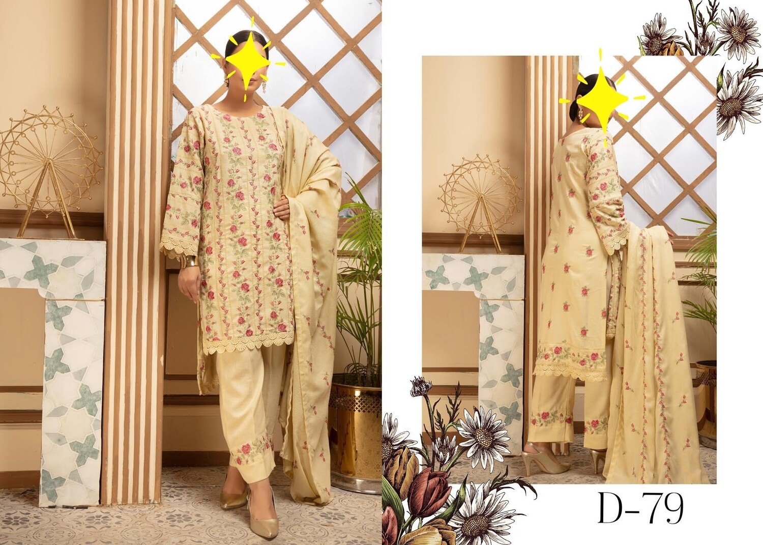 Dastoor Peach Collection