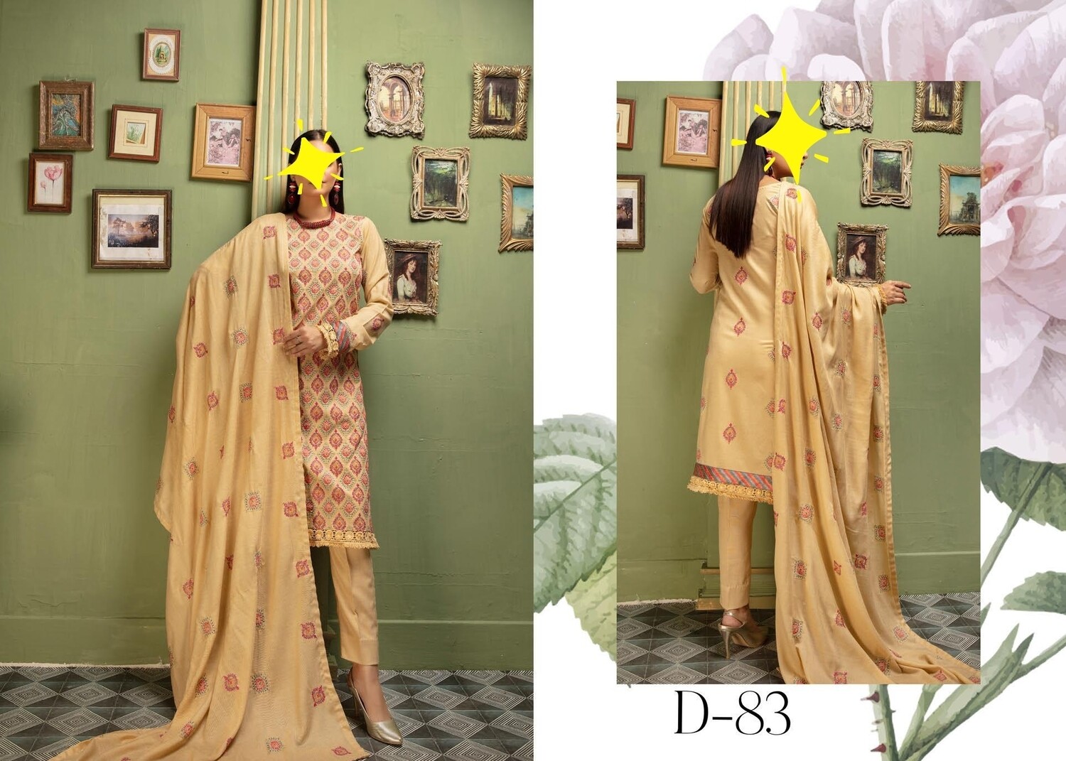 Dastoor Peach Collection