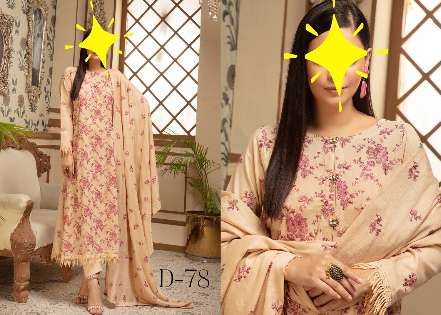 Dastoor Peach Collection